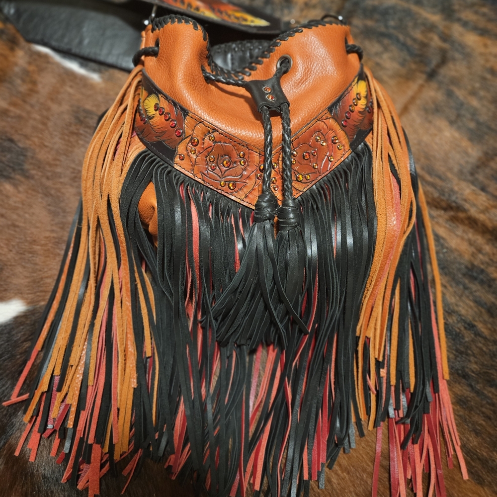 Wild Horse Leather Co Mini Kacy Bucket Bag